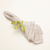 Three Leaf Napkin Ring Green